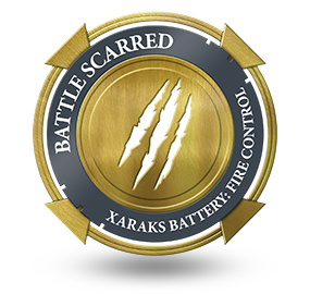 Battle Scarred at Xaraks Battery Fire Control