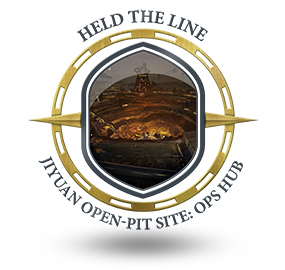 Held the line Jiyuan Open-Pit Site Ops Hub