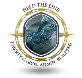 Held the line Liberty Cargo Admin. Building