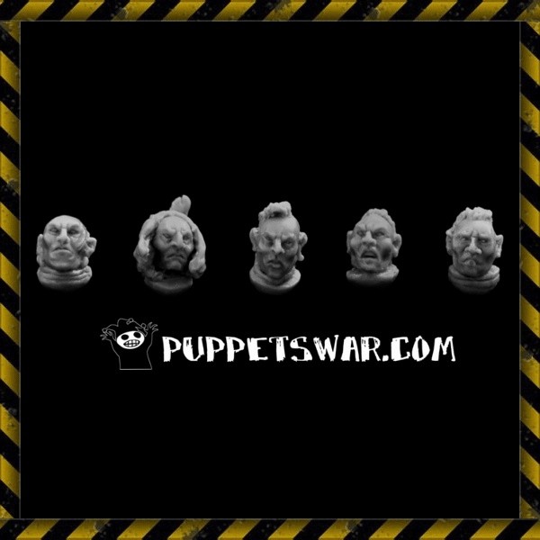 Native American Heads from Puppet Wars OnTableTop Home of Beasts of War