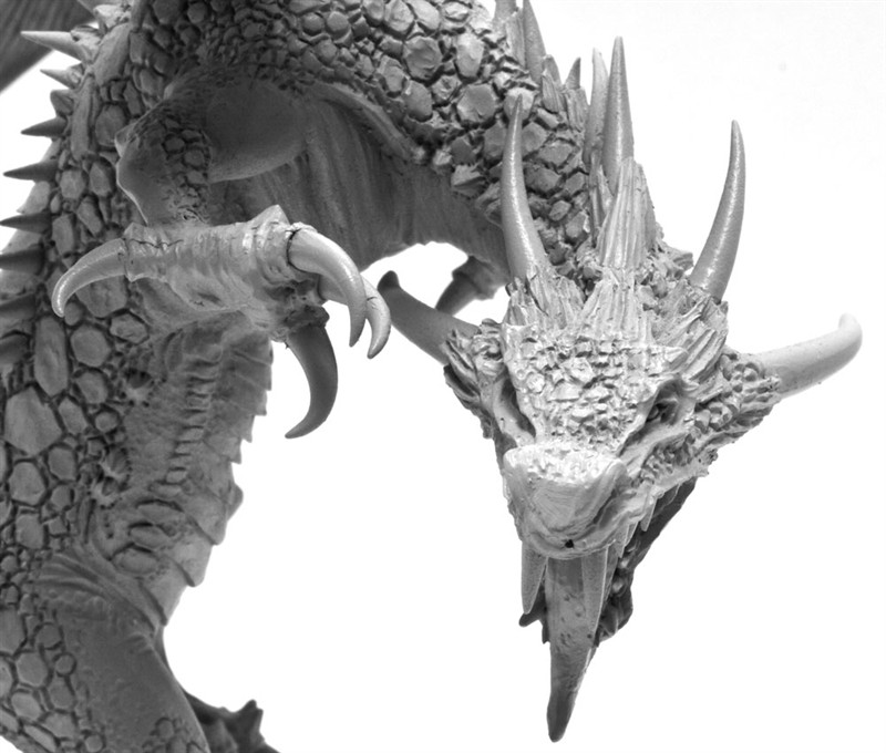 Giant Carmine Dragon from Warhammer OnTableTop Home of Beasts of War