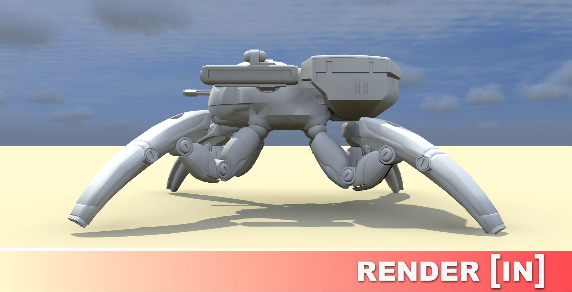 Walking Turret Preview from Antenocitis OnTableTop Home of