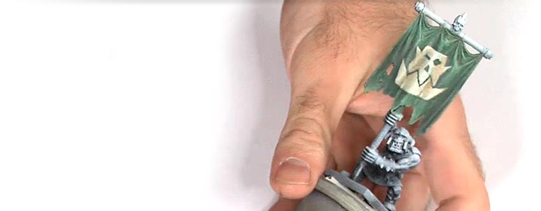 How to Paint an Orc Glyph Using Free Hand Techniques