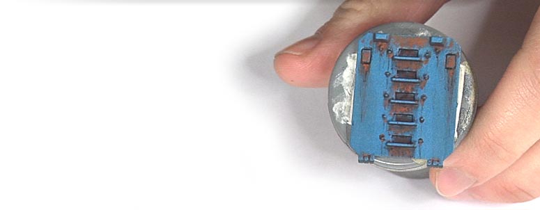 Painting Corroded Rhino Armour