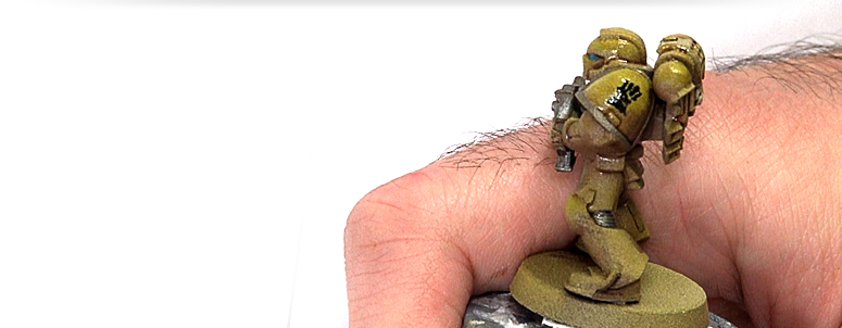 Speed Painting an Imperial Fist Space Marine