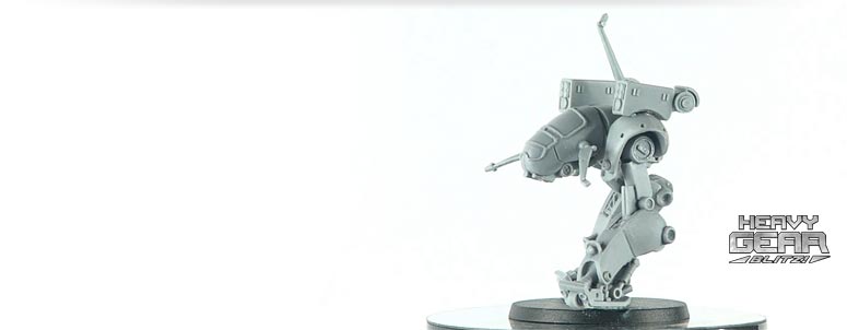 Magnetising a Heavy Gear Naga Strider... Part 1