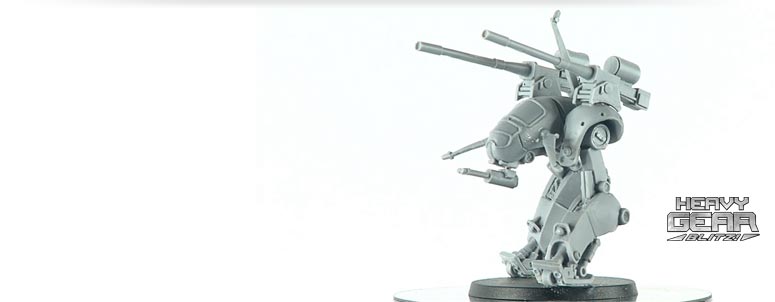 Magnetising a Heavy Gear Naga Strider... Part 2