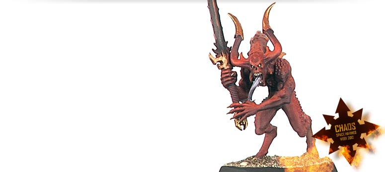 Chaos Space Marine Week: Painting a Bloodletter of Khorne