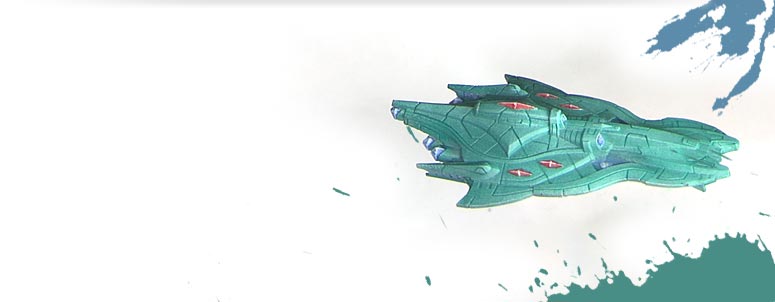 Painting an Aquan Stingray Class Destroyer