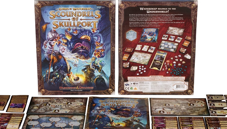 Dungeons & Dragons Lords of Water deep Scoundrels of 2024 Skullport Board Game Exp