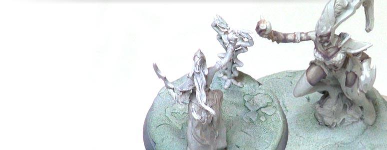 Painting Mantic's Vampire Countess Lady Ilona Part 1