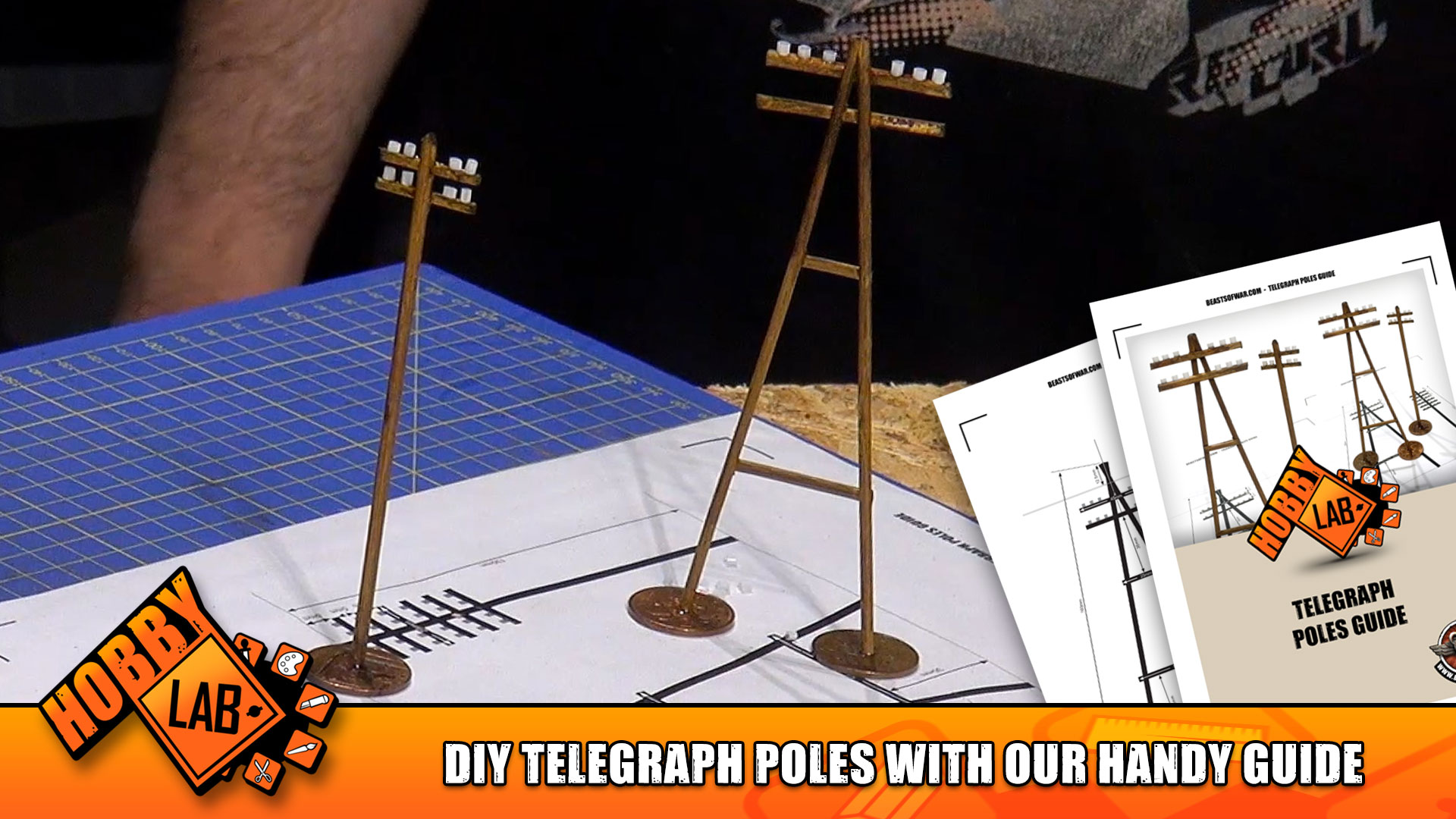 Hobby Lab DIY Telegraph Poles With Our Handy Guide OnTableTop Home