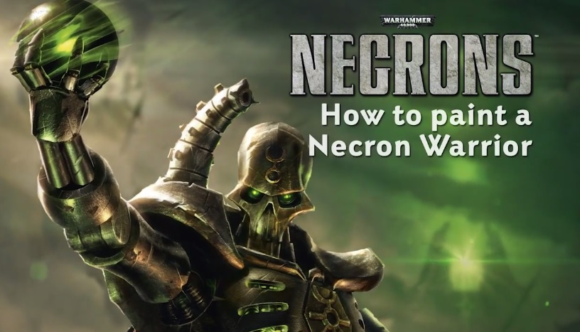 Painting Tips and Tricks  Simple Drybrush Necrons with Power Glow 