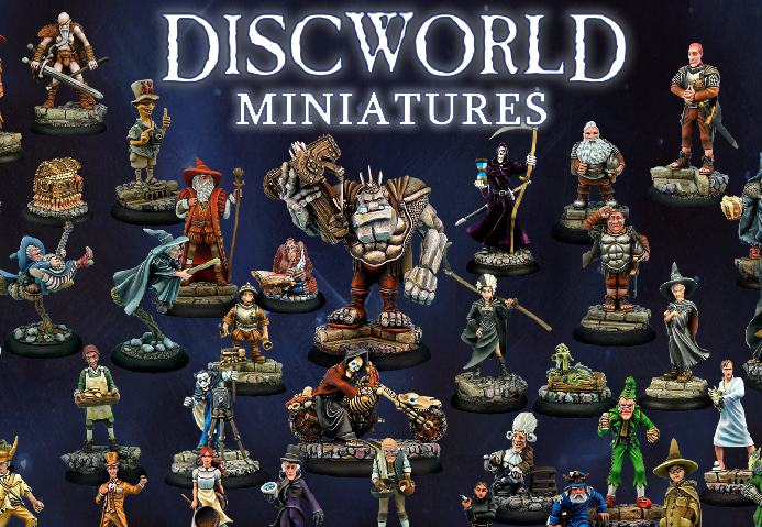 Micro Art Studio Magrat on Broom Metal Discworld Miniature D02600 