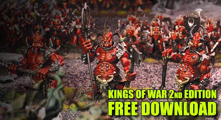 Kings Of War 2nd Edition Rulebook – Gamer’s Softcover Edition