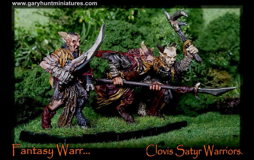 Fantasy Warr Clovis Satyr Warriors