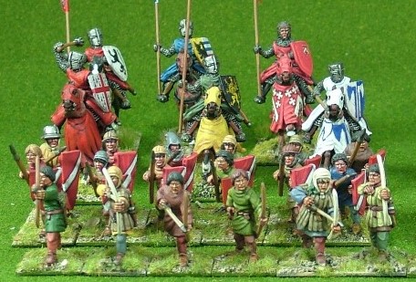 Unpainted. 28mm  Medieval Friars 1 Lion Rampant Saga  cross and crescent 