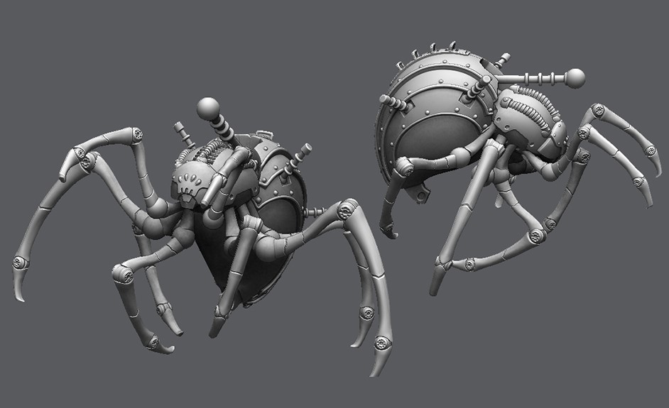 Arachnid Rig Mechanical Arachnids Crawl Into Wyrd’s Malifaux – OnTableTop – Home of ...