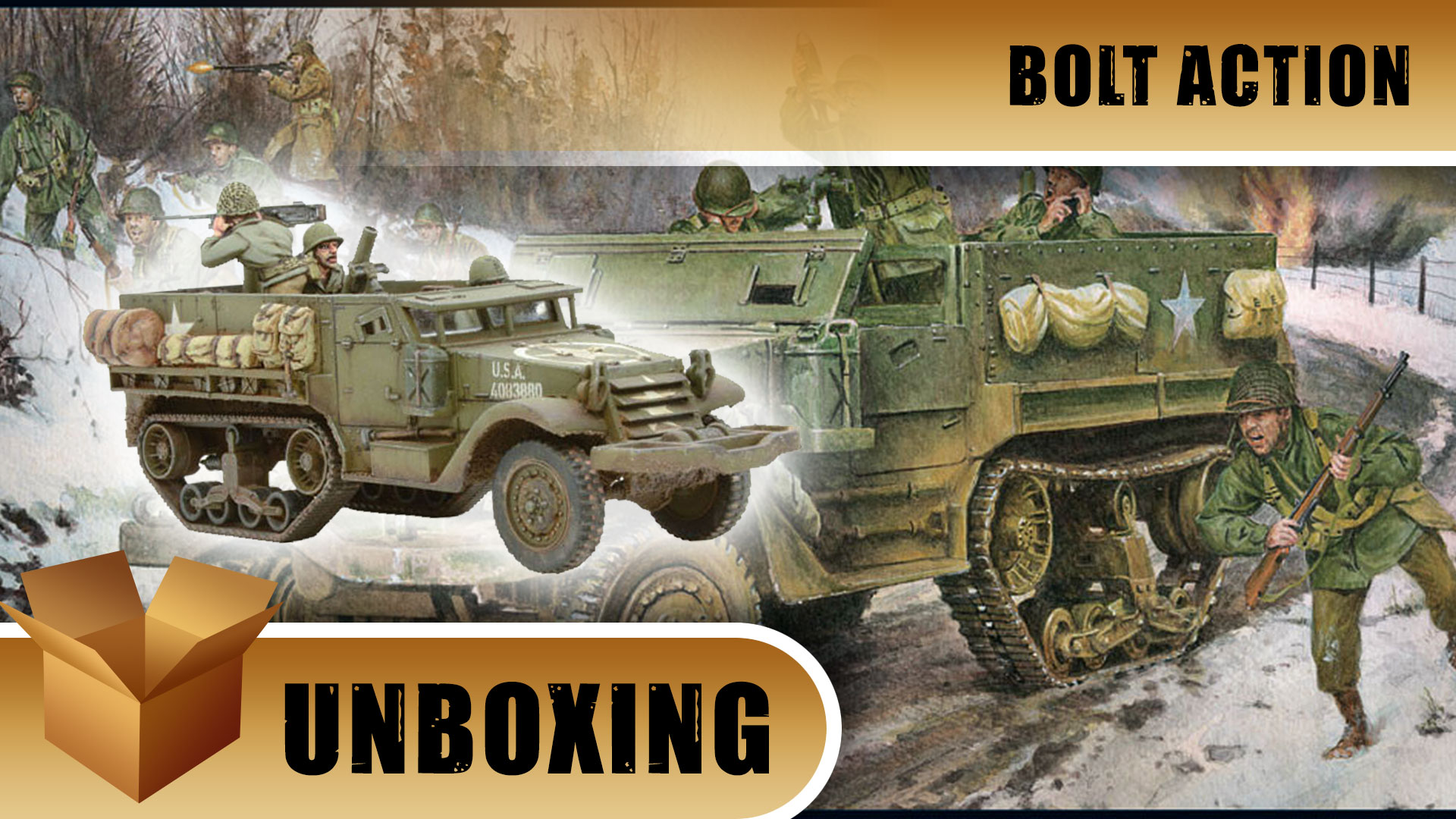 Unboxing Bolt Action’s M21 Mortar Carrier HalfTrack OnTableTop