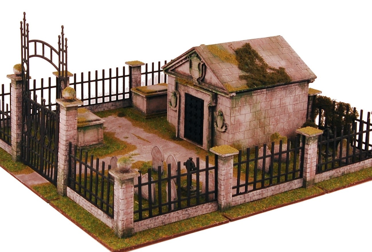 Sarissa Precision Visit A Spooky Crypt & Graveyard Terrain Set ...