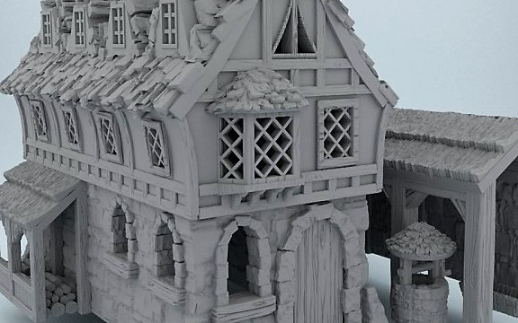 Go For A Drink At Printable Scenery’s Winterdale Tavern – OnTableTop – Home of Beasts of War