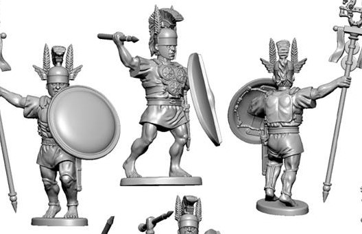 Armoured & Unarmoured Samnites Band Together From Victrix