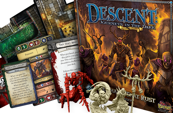 Mists of Bilehall Descent Adventure Board Game Expansion