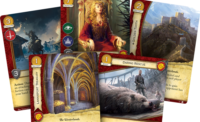 The Lions Of Casterly Rock Expansion Announced For GoT Card Game ...