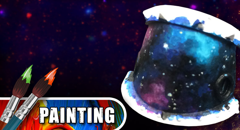 3 Colours Up: How To Paint Galaxy Skies