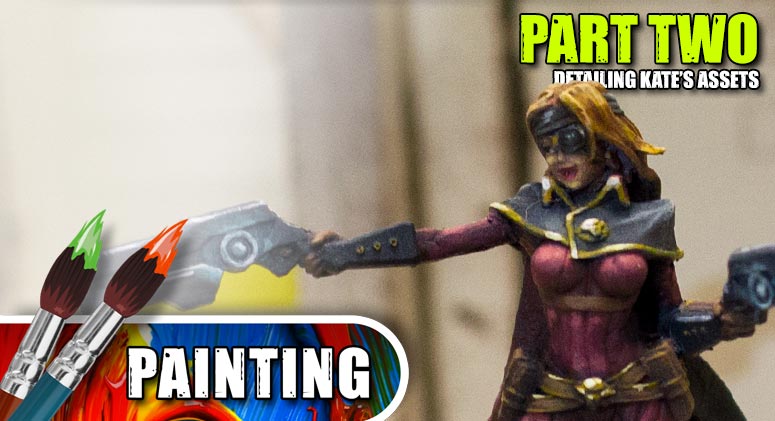 3 Colours Up: Painting Calico Kate - Part Two