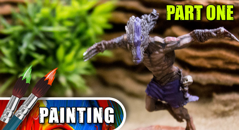3 Colours Up: Painting a Bamaka Warrior Part One