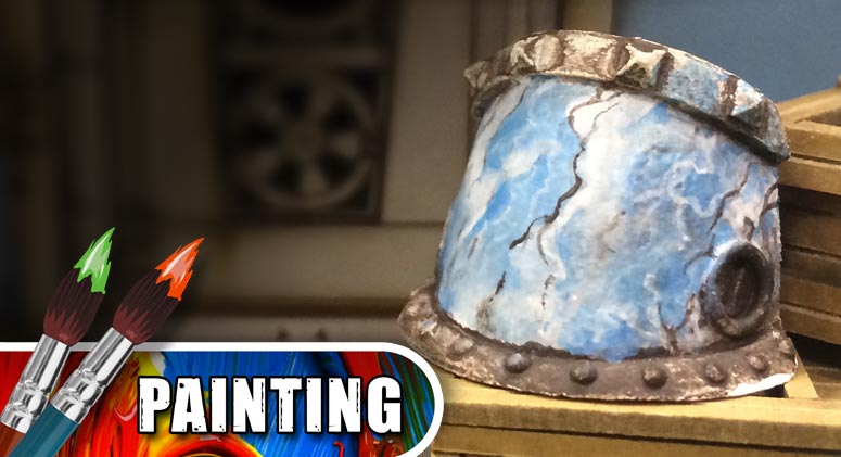 3 Colours Up - Painting Blue Marble