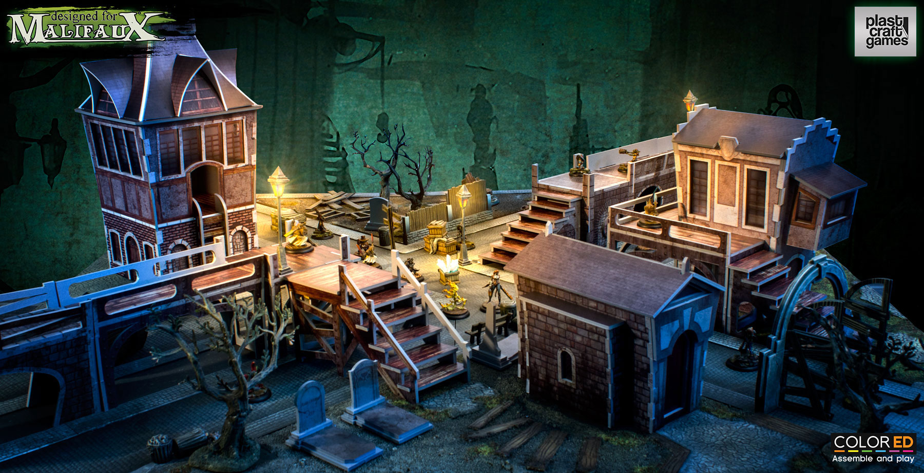 Redesigned Malifaux Terrain Joins The ColorED Range By Plast Craft ...