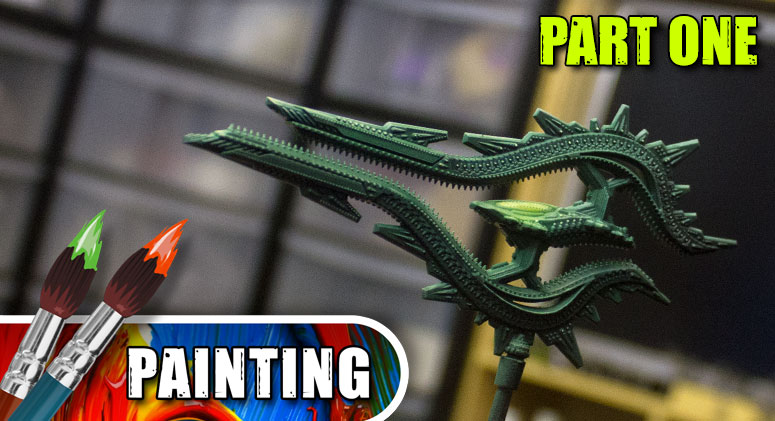 3 Colours Up: Shaltari Light Cruiser