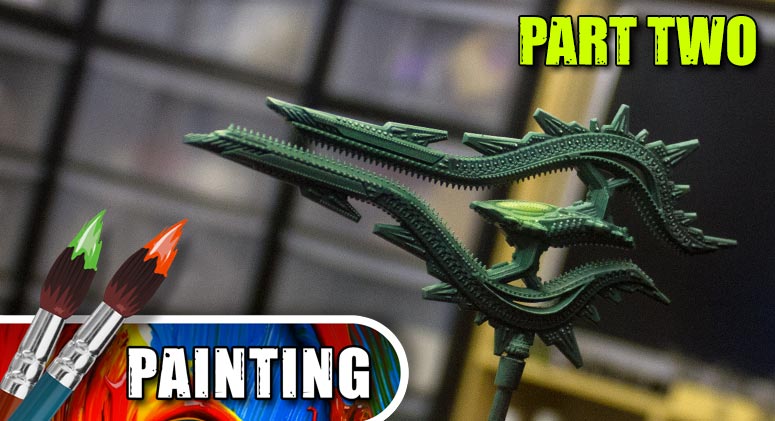 3 Colours Up: Shaltari Light Cruiser - Part Two