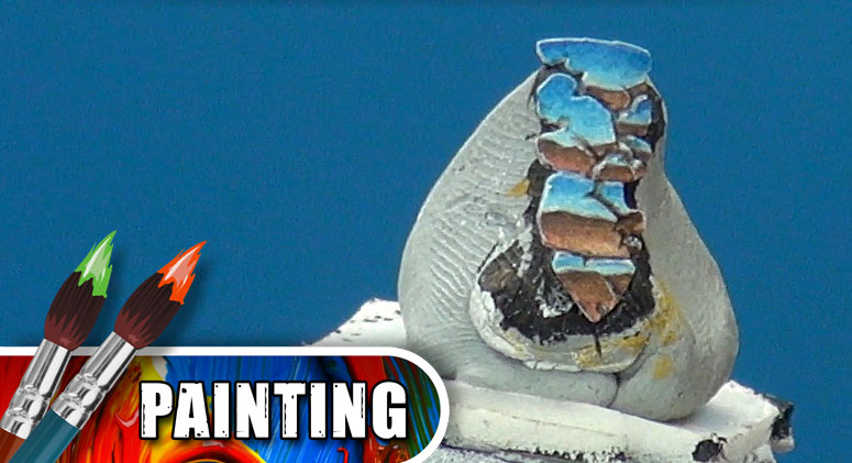 3 Colours Up: Painting Non Metallic Metal Freehand Chrome