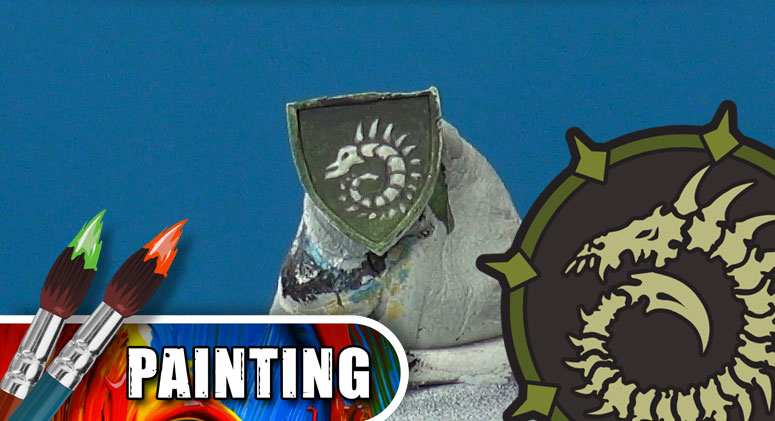 3 Colours Up: Painting Warmachine Emblems - Cryx
