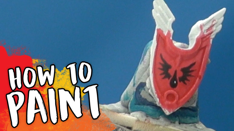 3 Colours Up: Painting Freehand Blood Angels Emblem