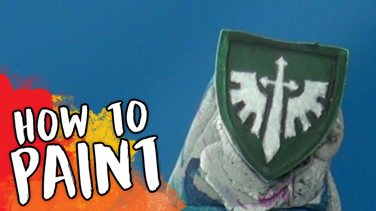 3 Colours Up: Painting Freehand Dark Angels Emblem