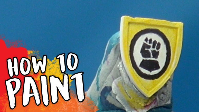 3 Colours Up: Painting Freehand Imperial Fist Emblem
