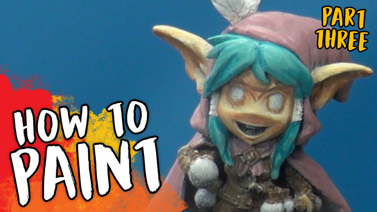 3 Colours Up: Painting a Chibi Elf - Part Three