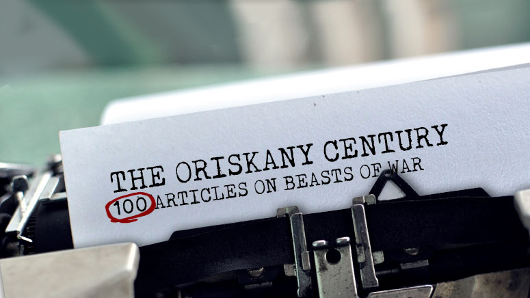 Oriskany Century 100 Articles on Beasts of War